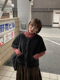 Bakoy fleece short sleeve cardigan