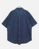 Akim Western Denim Short Sleeve Shirt