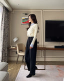 Coz Layered Shirt Cable Knit