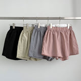 Nylon string short sleeve windbreaker banding shorts two piece set