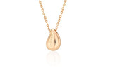 Champagne Full Moon Silver Mary Bowl Necklace