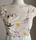 Raffin Flower Lace Sleeveless One Piece