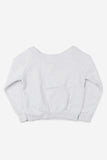 Star off-shoulder sweatshirt