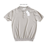 Viscose Collar Short Sleeve Knit