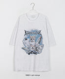 [unisex] Entini cat printing over short sleeve tee