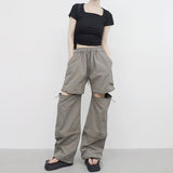 Flor Square Shirring T-shirt