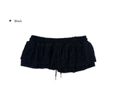 Wand Snowflake Layered Mini Skirt