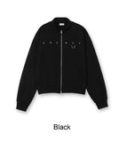 Berop D-ring Crop Zip-up