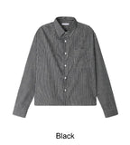 Tinead Crop Check Shirt