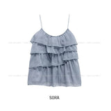 Eed Chiffon Tiered Blouse