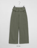 Cheddon Pleated Skirt Pants