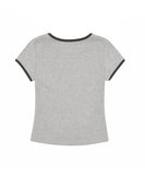 W Basic Ringer T-shirt