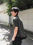 Washing Khaki Crop Shirt