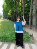 Wormed Dot Ribbon Banding Wide Pants