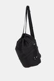 Winding zip up drawstring cross bag