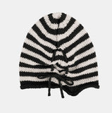 Behile Stripe Shirring Beanie