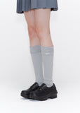 Shirring knee socks