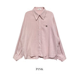 [LAN ARCHIVE] Big collar balloon linen shirt