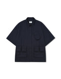 [AG] Slather Utility Pocket Half Shirt