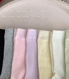 Lindell Colored Ribbed Socks