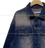 Brion crop cut denim jacket