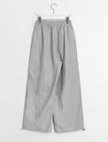 [unisex] Amon Nylon Parachute Banding Wide Pants