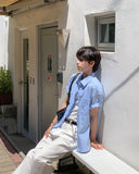 Himez Oxford Roll-up Short Sleeve Shirt