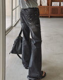 Crew Damage Bootcut Denim Pants