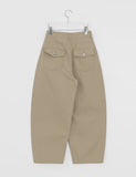 Bepos Rivet Cotton Balloon Wide Pants