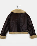 Stack Overfit Belt Fur Leather Mustang