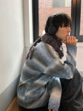 Arc Mohair Stripe Knit