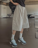 Play Diagonal Big Cargo Balloon Bermuda Pants