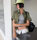 [BELT SET] FOLD OVER CARGO PANTS