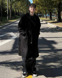 Unisex Soft hooded long coat