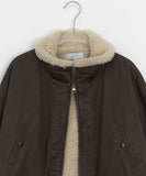 [unisex] Robine Wool Washing Bomber Jumper Jacket