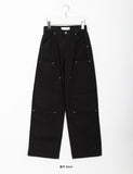 Sinnoh cut rivet cotton pants