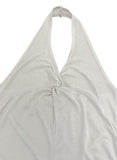 Wishia See-through Twisted Halter Top