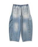 Hender Balloon Pintuck Denim Pants