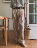 Marid Linen Two-Tuck Slacks