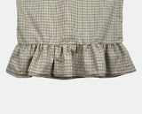 Todin Check Short Sleeve Blouse