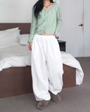 [Brushed Lining] Singt Pile Wide Jogger Pants