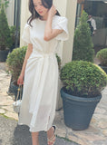 Nadine Seersucker Tulip Wrap One Piece
