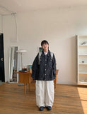 [unisex] Edel cotton cargo banding pants