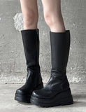 1155 Platform Sole Long Boots (9cm)