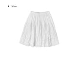 Shiro Lace Tiered Banding Midi Skirt