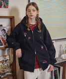 [2-WAY] Mushroom Stitch Zip-Up