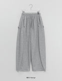 Hyugi Pintuck Adjust Banding Wide Pants