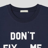 Fix Slogan Lettering Short Sleeve T-shirt
