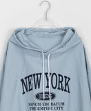 Rack Lettering Nylon String Hoodie