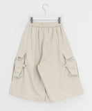 [unisex] Nahori Snap String Bermuda Banding Pants